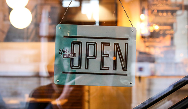 business open sign